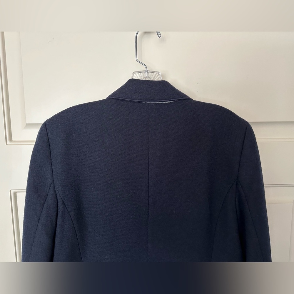 Ann Taylor Navy Blue Wool Blend Blazer NWT - Picture 7 of 9